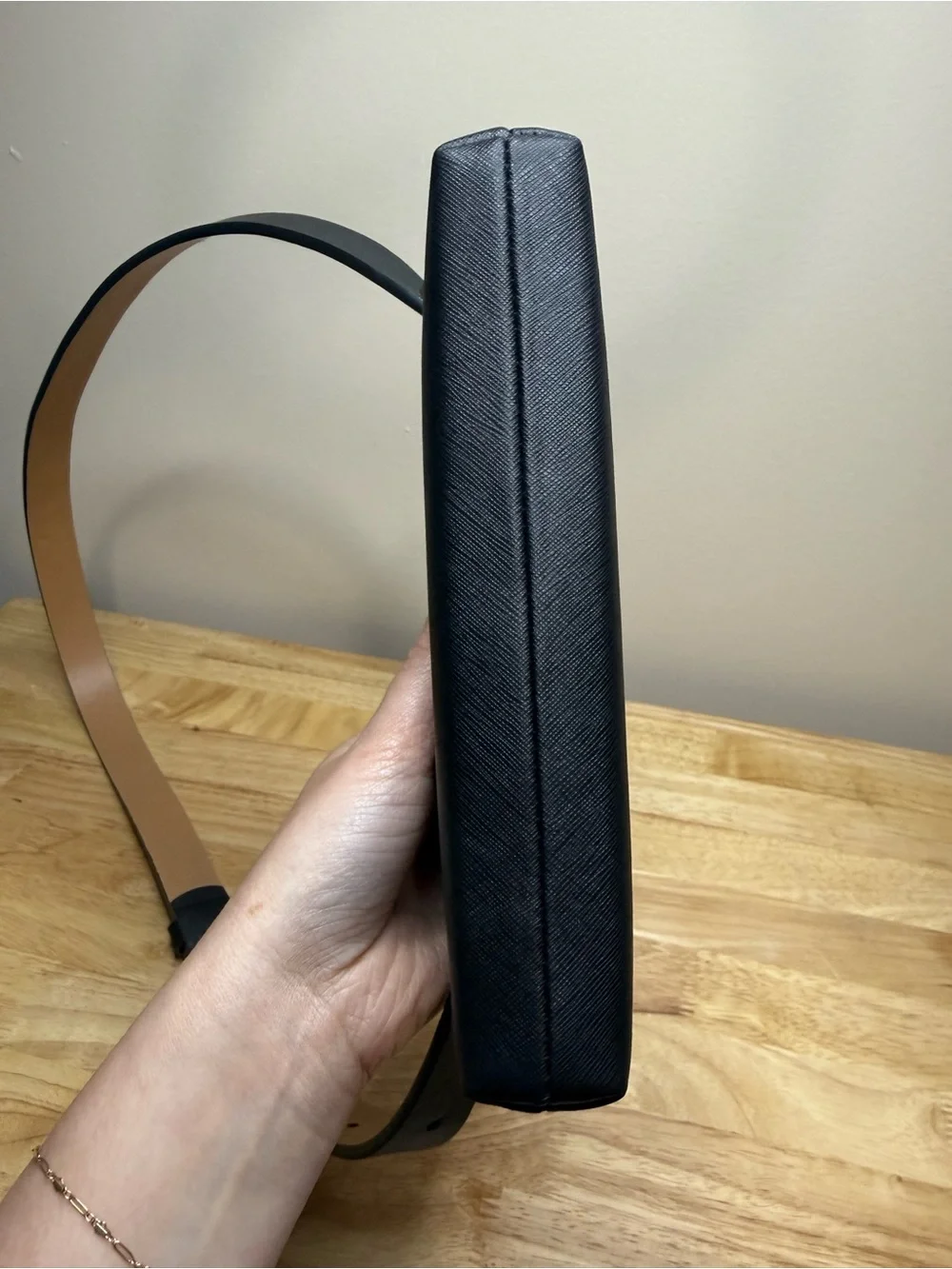 Kate Spade Black Saffiano Leather Belt Bag L/XL NWOT